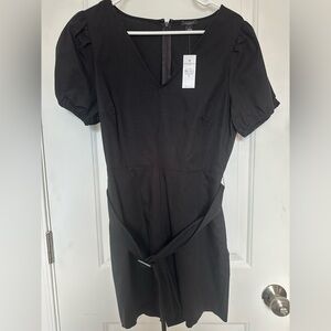 Ann Taylor Factory Store Black Romper Shorts Size 6
